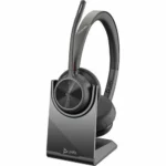 سماعة Poly Voyager 4320-M اللاسلكية - أفضل noise canceling microphone headset بمدى لاسلكي واسع