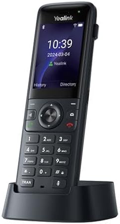 Yealink AX83H IP Phone - Cordless - Wi-Fi, Bluetooth - 5 Multiple Conferencing - Wall Mountable, Stand Mountable