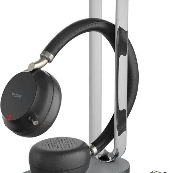 Yealink BH72 Wireless Headset with Wireless Charging Stand USB-A