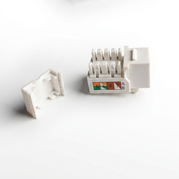CAT6 Keystone Jack CAT6 Unshielded ,180', Tool-less type - P/N : SX-KS-C6U-180-TL-1