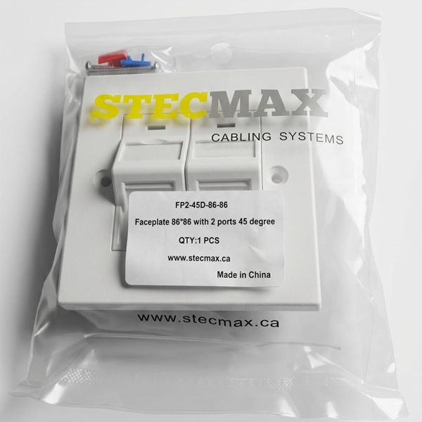 Face Plate 2 Ports FP2-45D-86-86 (P/N: FP2-45D-86-86)