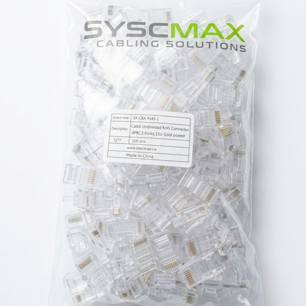 CAT6A UTP RJ45 Connector - P/N: SX-C6A-RJ45-1